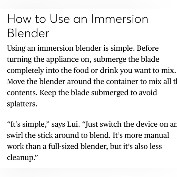 New Compact Immersion Blender.  Non slip grip.  Two speed options. - Picture 9 of 11